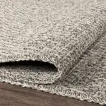 Vobarno Modern Gri Polipropilen Pamuk Tabanlı Makine Halısı - Görsel 3