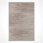 Rogno Modern Krem Polipropilen Pamuk Tabanlı  Makine Halısı - Görsel 2