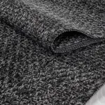 Ardesio Modern Siyah Polipropilen Pamuk Tabanlı Makine Halısı - Görsel 3