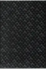 Munera Modern Antrasit Yıkanabilir Polyester,Pamuk Makine Halısı