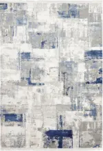 Privas Modern Gri Akrilik Makine Halısı