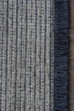 Nasino Modern Gri Polyester Makine Halısı - Görsel 3