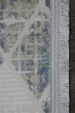 Avez Modern Krem Akrilik Makine Halısı - Görsel 3