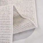 Porano Modern Bej Polyester Kaydırmaz Taban Makine Halısı - Görsel 3