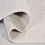 Porano Modern Bej Polyester Kaydırmaz Taban Makine Halısı - Görsel 4