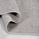 Sugano Modern Gri Polyester Kaydırmaz Taban Makine Halısı - Görsel 4