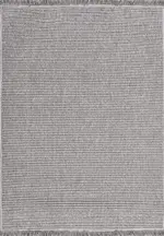 Sugano Modern Gri Polyester Kaydırmaz Taban Makine Halısı