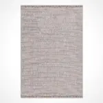 Morrano Modern Krem Polyester Kaydırmaz Taban Makine Halısı - Görsel 2