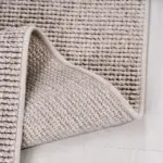 Morrano Modern Krem Polyester Kaydırmaz Taban Makine Halısı - Görsel 3