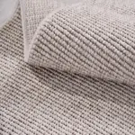 Morrano Modern Krem Polyester Kaydırmaz Taban Makine Halısı - Görsel 5