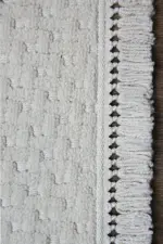 Diou Modern Krem Polyester Makine Halısı - Görsel 3
