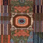 Bientina Klasik Göbekli Multi Akrilik Kaydırmaz Taban Makine Halısı