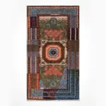 Bientina Klasik Göbekli Multi Akrilik Kaydırmaz Taban Makine Halısı - Görsel 2