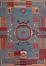 Cascina Klasik Göbekli Multi Akrilik Kaydırmaz Taban Makine Halısı