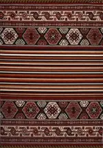 Grassina Geometrik Multi Akrilik Kaydırmaz Taban Makine Halısı