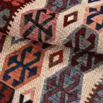 Bisenzio Geometrik Multi Akrilik Kaydırmaz Taban Makine Halısı - Görsel 5