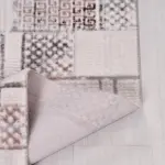 Rosia Geometrik Krem Akrilik Makine Halısı - Görsel 3