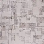 Rosia Geometrik Krem Akrilik Makine Halısı