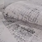 Montieri Geometrik Gri Akrilik Makine Halısı - Görsel 5