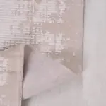 Sasso Modern Krem Akrilik Makine Halısı - Görsel 3