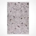 Verase Geometrik Krem Akrilik Makine Halısı - Görsel 2