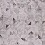 Verase Geometrik Krem Akrilik Makine Halısı