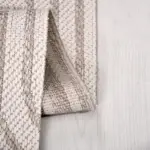 Spello Geometrik Bej Polyester ve Pamuk Sisal Makine Halısı - Görsel 3