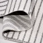 Deruta Geometrik Beyaz Polyester ve Pamuk Sisal Makine Halısı - Görsel 4