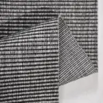 Lerici Modern Siyah Polyester ve Pamuk Sisal Makine Halısı - Görsel 3