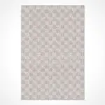 Ligure Geometrik Bej Polyester ve Pamuk Sisal Makine Halısı - Görsel 2
