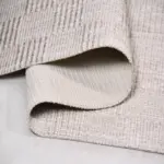 Ligure Geometrik Bej Polyester ve Pamuk Sisal Makine Halısı - Görsel 4