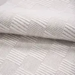 Maritima Geometrik Bej Polyester ve Pamuk Sisal Makine Halısı - Görsel 5