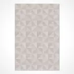 Siena Geometrik Bej Polyester ve Pamuk Sisal Makine Halısı - Görsel 2