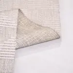 Siena Geometrik Bej Polyester ve Pamuk Sisal Makine Halısı - Görsel 3