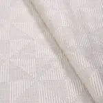 Siena Geometrik Bej Polyester ve Pamuk Sisal Makine Halısı - Görsel 6