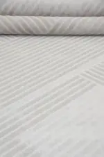 Powick Modern Krem Akrilik Makine Halısı - Görsel 4