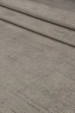 Dion Modern Krem Gri Desenli Polyester Makine Halısı - Görsel 7