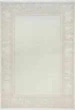 Eston Çerçeveli Krem Vizon Çizgili Akrilik Makine Halısı