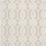 Alluy Modern Bej Polyester Makine Halısı