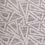 Tufolo Modern Gri Krem Geometrik Desenli Polyester Makine Halısı Tufolo Modern Gri Krem Geometrik Desenli Polyester Makine Halısı