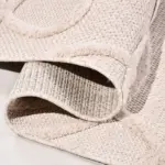 Genuri Modern Bej Kabartmalı Polipropilen Makine Halısı - Görsel 4