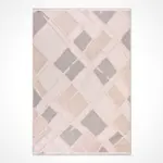 Asuni Geometrik Krem Kabartmalı Polipropilen Makine Halısı - Görsel 2