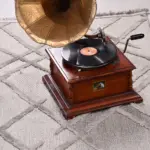 Desulo Geometrik Gri Kabartmalı Polipropilen Makine Halısı - Görsel 6