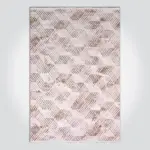 Crotone Modern Krem Polyester Kaydırmaz Taban Makine Halısı - Görsel 2