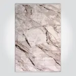 Cutro Modern Krem Polyester Kaydırmaz Taban Makine Halısı - Görsel 2