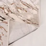 Cutro Modern Krem Polyester Kaydırmaz Taban Makine Halısı - Görsel 3