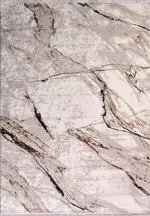 Cutro Modern Krem Polyester Kaydırmaz Taban Makine Halısı