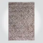 Colonna Modern Kahverengi Polyester Kaydırmaz Taban Makine Halısı - Görsel 2