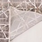 Colonna Modern Kahverengi Polyester Kaydırmaz Taban Makine Halısı - Görsel 3