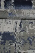 Privas Modern Gri Akrilik Makine Halısı - Görsel 5